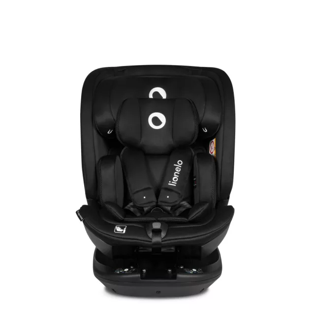 Lionelo Bastiaan RWF I-Size 360°-ban forgatható ISOFIX gyermekülés (40-150 cm) - Black Carbon
