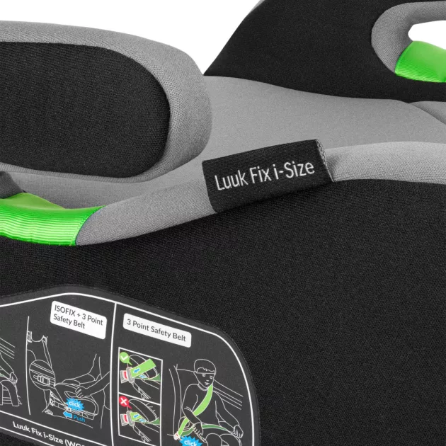 Lionelo Luuk Fix i-Size ülésmagasító - Grey Stone