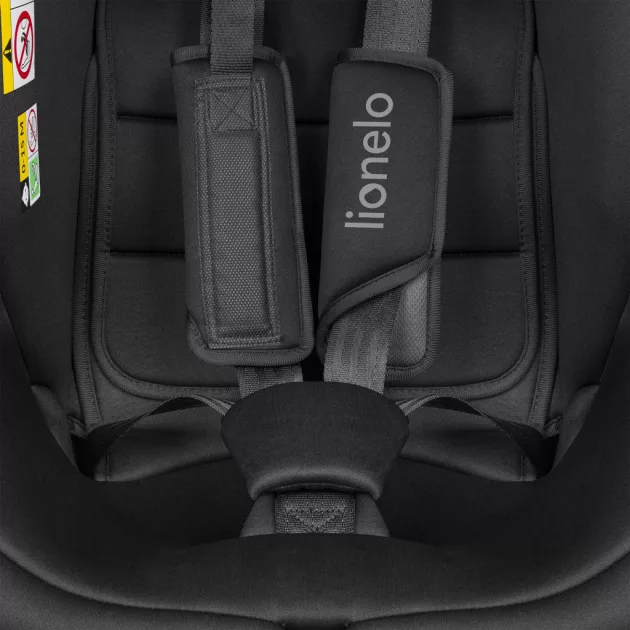 Lionelo Bastiaan I-Size gyermekülés (40-150 cm) - Black Grey