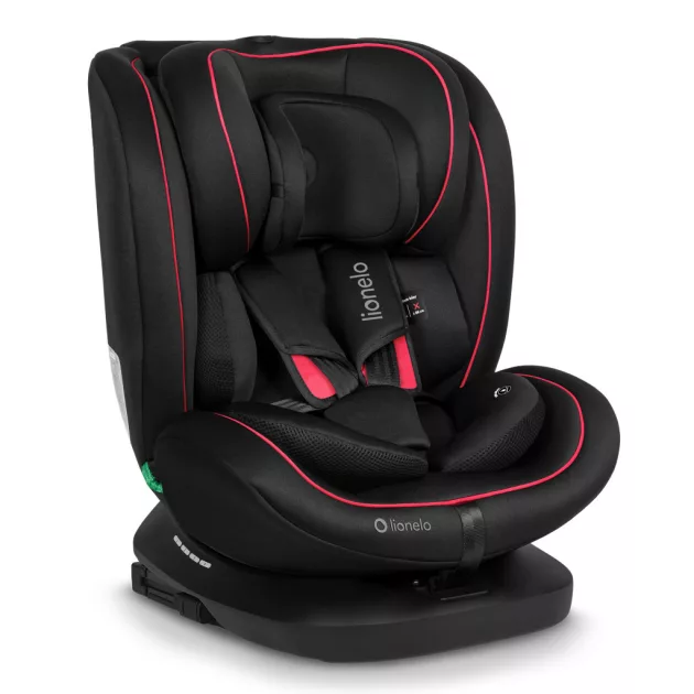 Lionelo Bastiaan I-Size gyermekülés (40-150 cm) - Black Red
