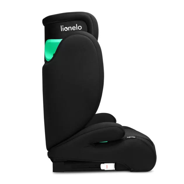 Lionelo Hugo i-Size gyermekülés 100-150 cm - Black Carbon