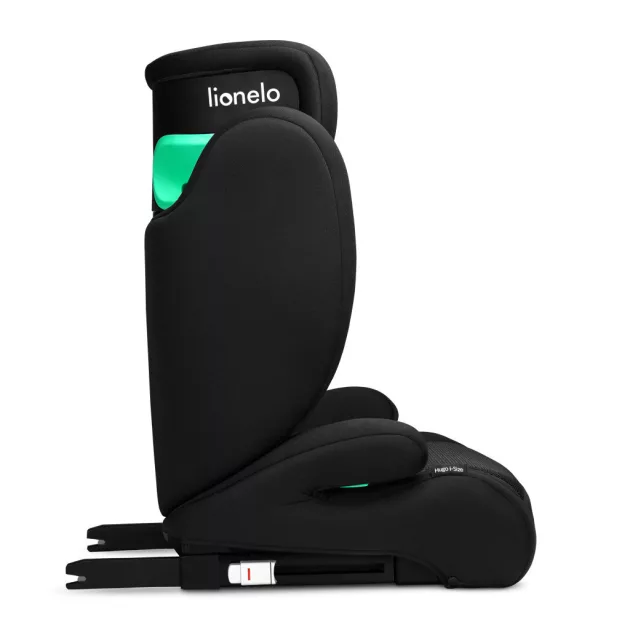 Lionelo Hugo i-Size gyermekülés 100-150 cm - Black Carbon