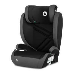 Lionelo Hugo i-Size gyermekülés 100-150 cm - Black-Grey