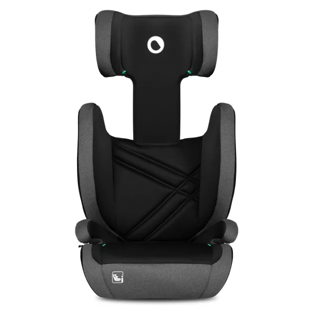Lionelo Hugo i-Size gyermekülés 100-150 cm - Black-Grey