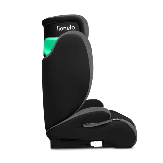 Lionelo Hugo i-Size gyermekülés 100-150 cm - Black-Grey