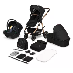 Lionelo Amber 3in1 multifunkciós babakocsi - Black Onyx