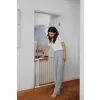 Lionelo Truus Slim biztonsági ajtórács - White Natural (75-105 cm) 2 db toldóval
