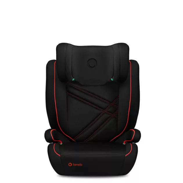 Lionelo Hugo i-Size Isofix gyerekülés (100-150 cm) - Black Red