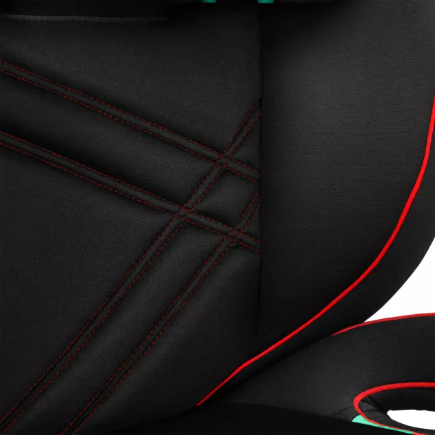 Lionelo Hugo i-Size Isofix gyerekülés (100-150 cm) - Black Red