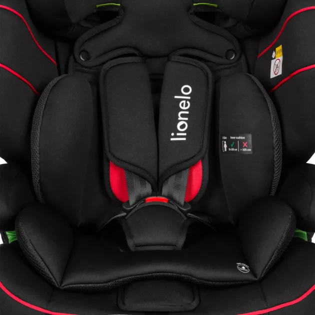 Lionelo Levi I-Size gyerekülés (76-150 cm) - Sporty Black