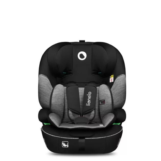 Lionelo Levi I-Size gyerekülés (76-150 cm) - Black Grey