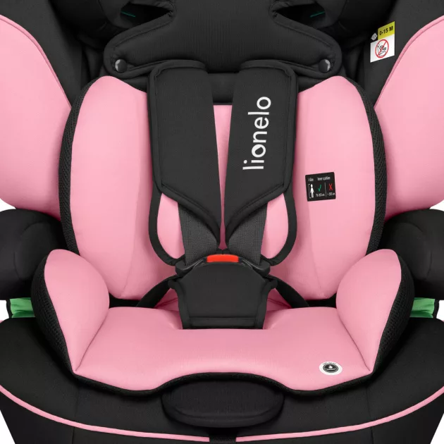 Lionelo Levi I-Size gyerekülés (76-150 cm) - Pink Baby