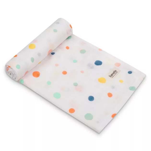 Lionelo Bamboo 3 db-os textilpelenka szett (70x70) - Dot