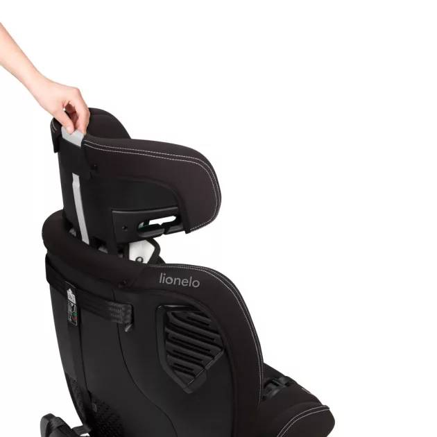 Lionelo Bastiaan One I-Size 360°-ban forgatható ISOFIX gyermekülés (40-150 cm) - Black Carbon