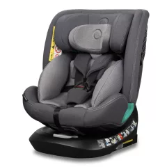   Lionelo Bastiaan One I-Size 360°-ban forgatható ISOFIX gyermekülés (40-150 cm) - Grey Stone