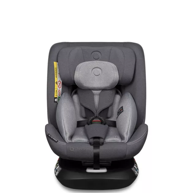 Lionelo Bastiaan One I-Size 360°-ban forgatható ISOFIX gyermekülés (40-150 cm) - Grey Stone