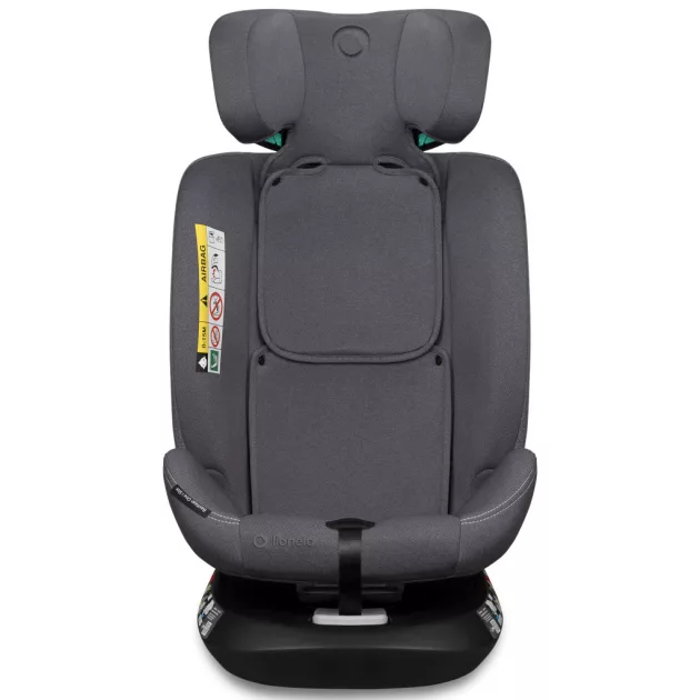 Lionelo Bastiaan One I-Size 360°-ban forgatható ISOFIX gyermekülés (40-150 cm) - Grey Stone