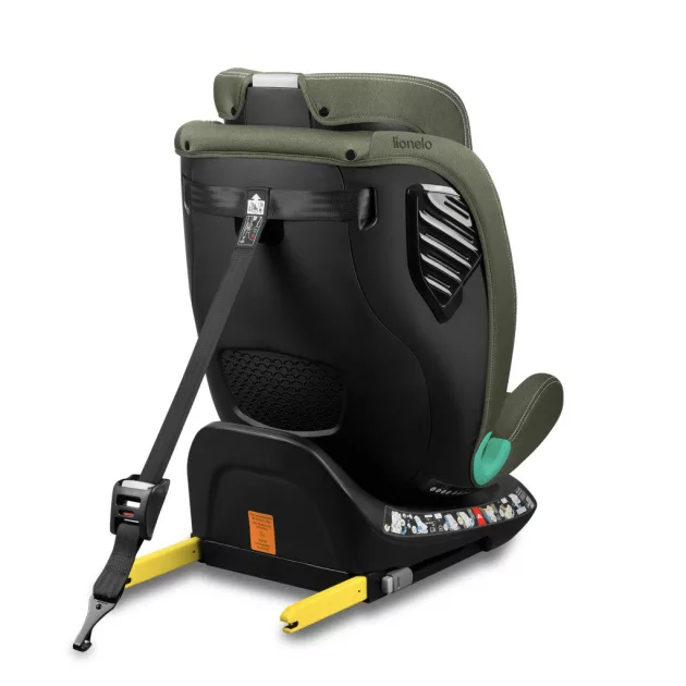 Lionelo Bastiaan One I-Size 360°-ban forgatható ISOFIX gyermekülés (40-150 cm) - Green Olive