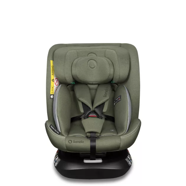 Lionelo Bastiaan One I-Size 360°-ban forgatható ISOFIX gyermekülés (40-150 cm) - Green Olive