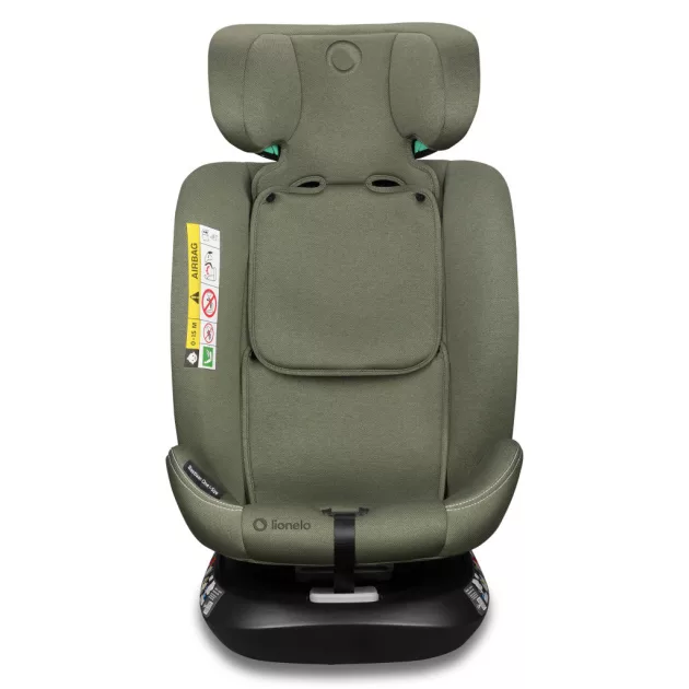 Lionelo Bastiaan One I-Size 360°-ban forgatható ISOFIX gyermekülés (40-150 cm) - Green Olive