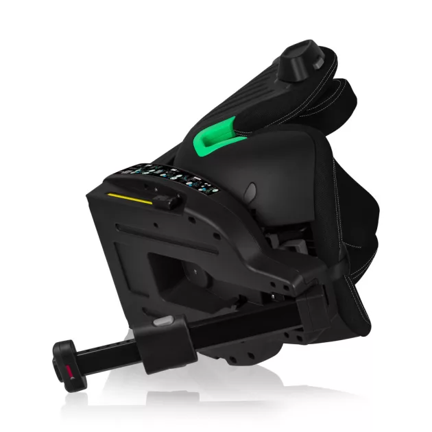 Lionelo Harmony I-Size 360°-ban forgatható ISOFIX gyermekülés - Black Carbon Bamboo
