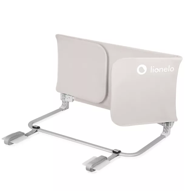 Lionelo Lora XL Hordozható leesésgátló - Beige Sand (150x46x38 cm)