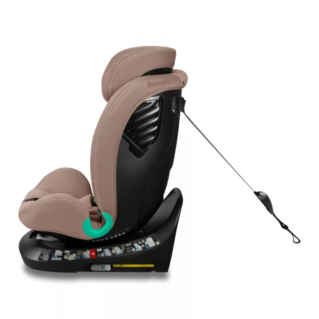 Lionelo Bastiaan One I-Size 360°-ban forgatható ISOFIX gyermekülés (40-150 cm) - Beige Sand