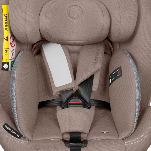 Lionelo Bastiaan One I-Size 360°-ban forgatható ISOFIX gyermekülés (40-150 cm) - Beige Sand
