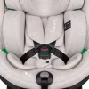 Lionelo Harmony I-Size 360°-ban forgatható ISOFIX gyermekülés - Beige Sand Bamboo