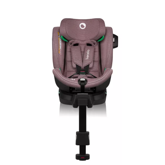 Lionelo Harmony I-Size 360°-ban forgatható ISOFIX gyermekülés - Pink Mauve Bamboo