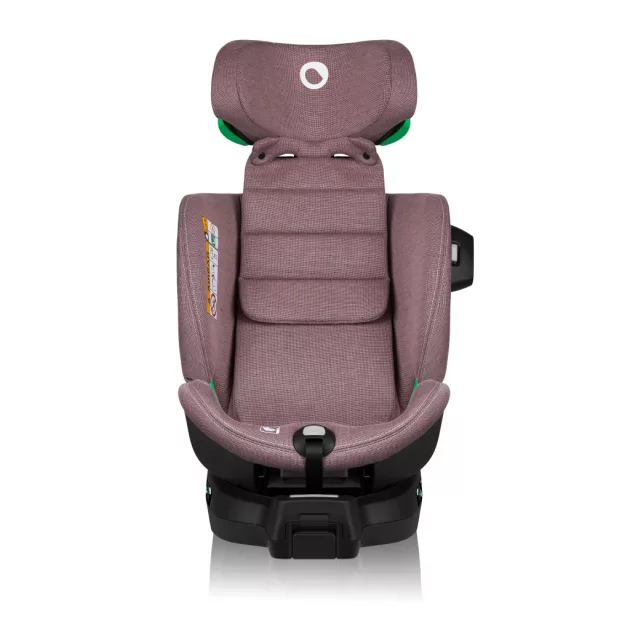 Lionelo Harmony I-Size 360°-ban forgatható ISOFIX gyermekülés - Pink Mauve Bamboo
