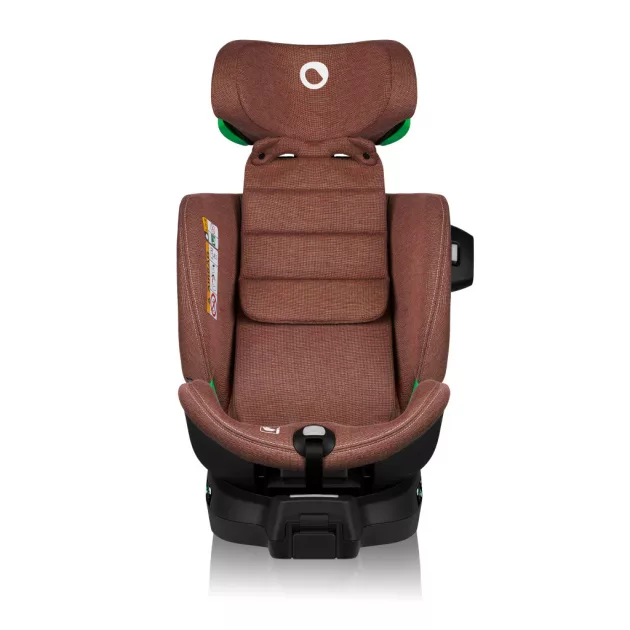 Lionelo Harmony I-Size 360°-ban forgatható ISOFIX gyermekülés - Red Brick Bamboo