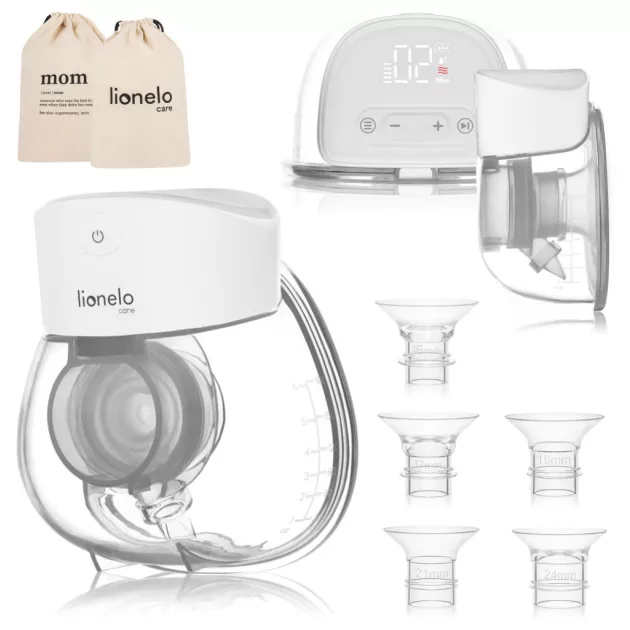 Lionelo Fidi Free Lumi elektromos mellszívó - White Natural