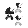 Lionelo Amber 3in1 multifunkciós babakocsi - Black Silver