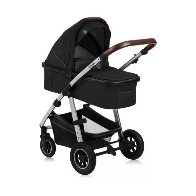 Lionelo Amber 3in1 multifunkciós babakocsi - Black Silver
