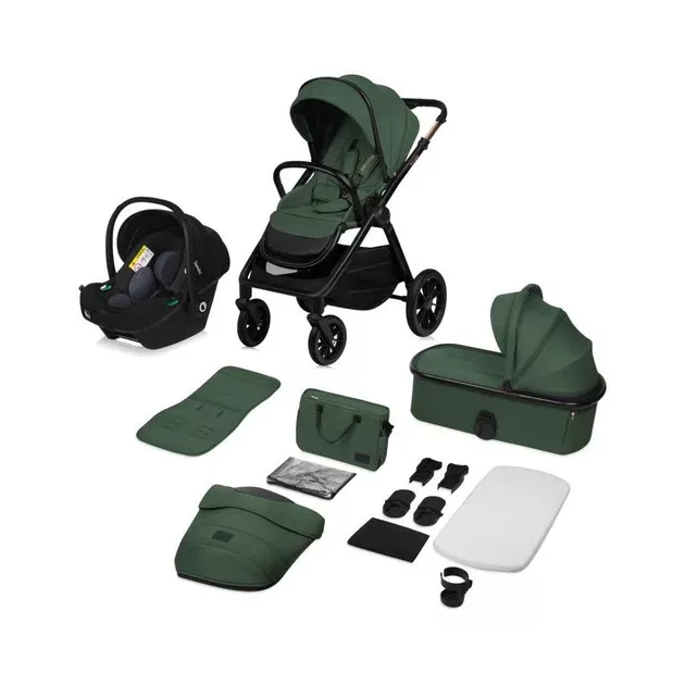 Lionelo Layla 3in1 Multifunkciós babakocsi - Green Forest