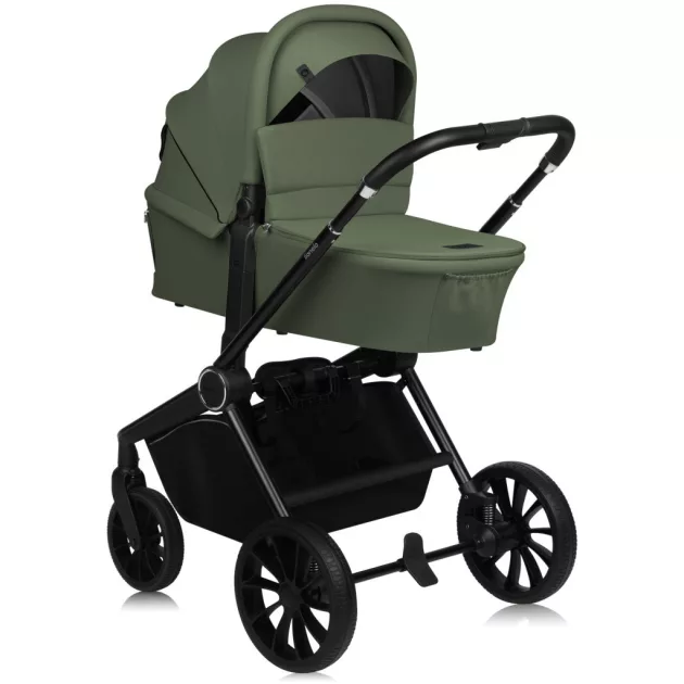 Lionelo Mika Plus 2in1 Multifunkciós babakocsi - Green Olive