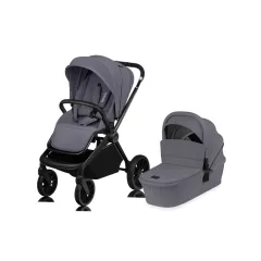 Lionelo Mika Plus 2in1 Multifunkciós babakocsi - Grey Stone