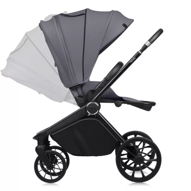 Lionelo Mika Plus 2in1 Multifunkciós babakocsi - Grey Stone