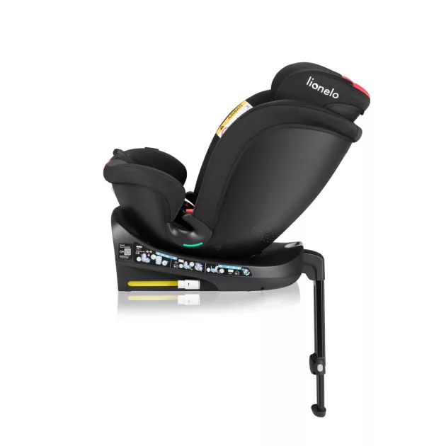 Lionelo Navy I-Size 360° forgatható ISOFIX gyermekülés 40-150cm - Black Red