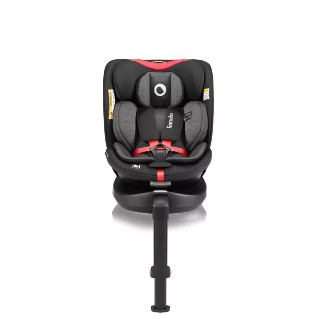 Lionelo Navy I-Size 360° forgatható ISOFIX gyermekülés 40-150cm - Black Red