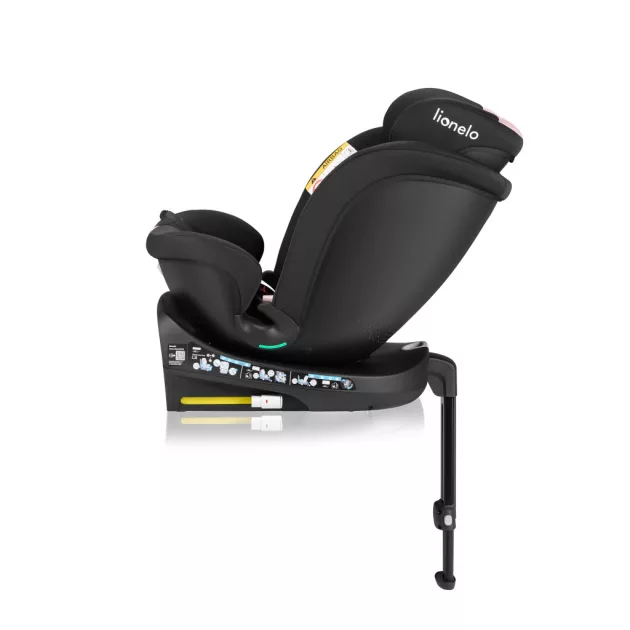 Lionelo Navy I-Size 360° forgatható ISOFIX gyermekülés 40-150cm - Black Pink
