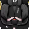 Lionelo Navy I-Size 360° forgatható ISOFIX gyermekülés 40-150cm - Black Pink