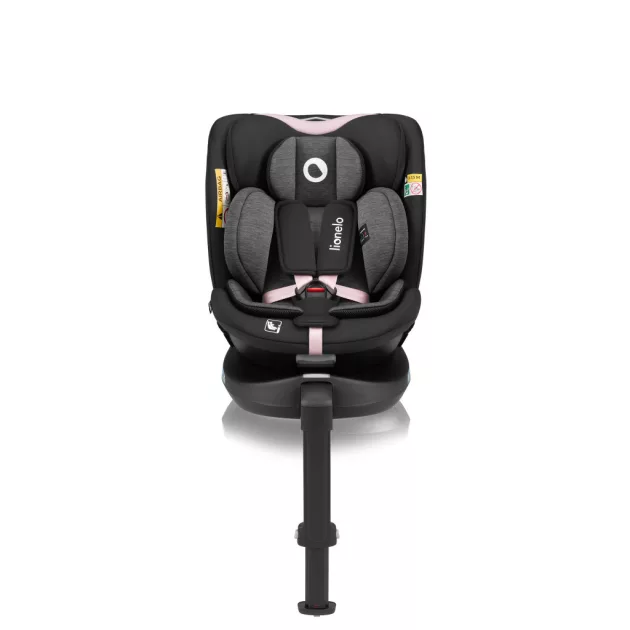 Lionelo Navy I-Size 360° forgatható ISOFIX gyermekülés 40-150cm - Black Pink