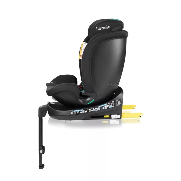 Lionelo Navy I-Size 360° forgatható ISOFIX gyermekülés 40-150cm - Black Turquoise