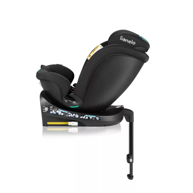 Lionelo Navy I-Size 360° forgatható ISOFIX gyermekülés 40-150cm - Black Turquoise