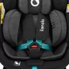 Lionelo Navy I-Size 360° forgatható ISOFIX gyermekülés 40-150cm - Black Turquoise