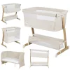Lionelo Thomi Plus 5in1 gyerekágy, babaágy, babaöböl és kanapé - Beige Sand
