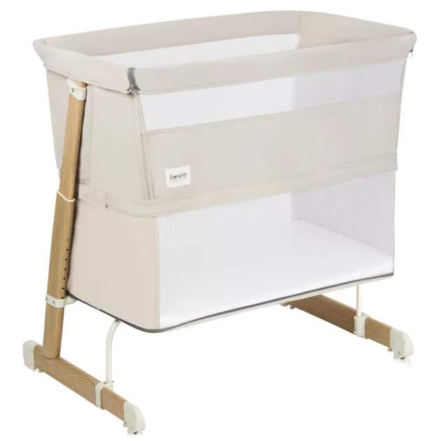 Lionelo Thomi Plus 5in1 gyerekágy, babaágy, babaöböl és kanapé - Beige Sand