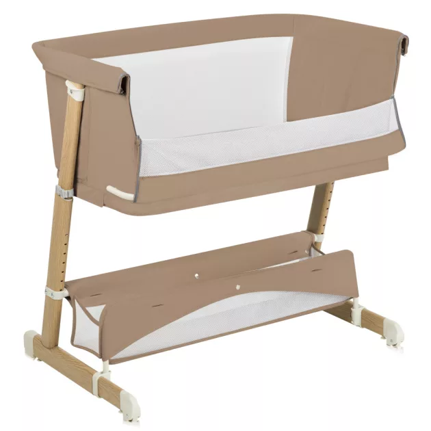 Lionelo Thomi Plus 5in1 gyerekágy, babaágy, babaöböl és kanapé - Beige Carmel